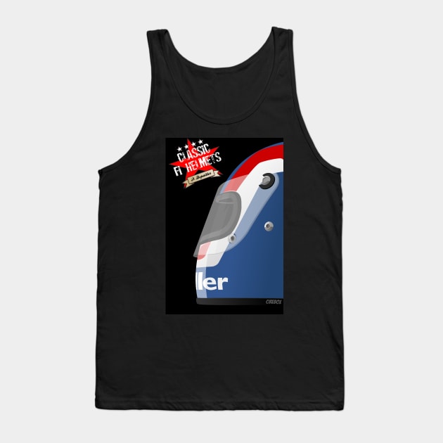 PATRICK DEPAILLER CLASSIC HELMET Tank Top by Cirebox